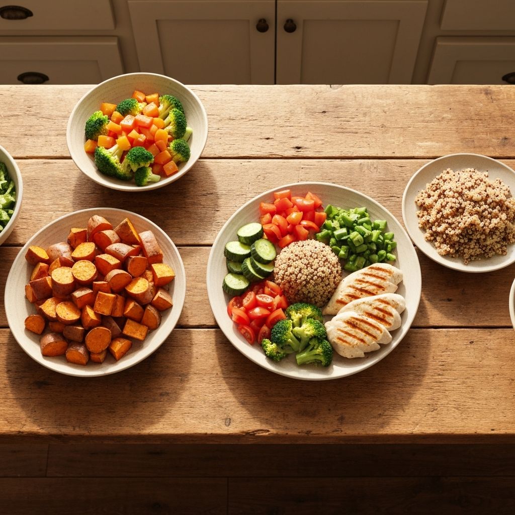 Everyday meal in real-life setting